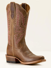 Ariat 10063962 Womens Futurity Flash Western Boot Totally Tan iner side / front view. If you need any assistance with this item or the purchase of this item please call us at five six one seven four eight eight eight zero one Monday through Saturday 10:00a.m EST to 8:00 p.m EST
