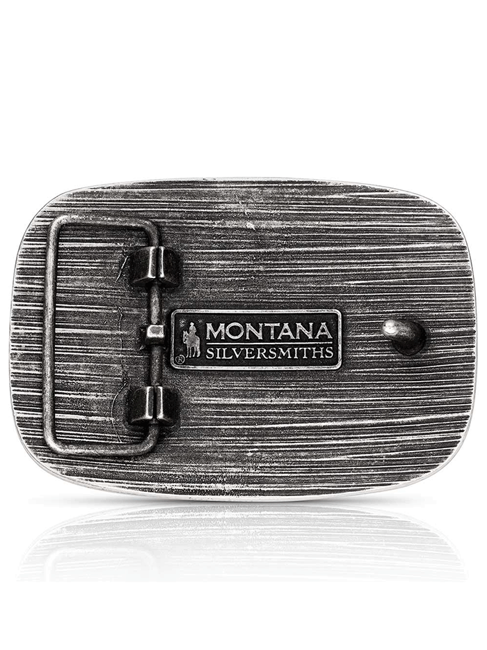 Montana Silversmiths A1049S 4-H Livestock Buckle Silver front view. If you need any assistance with this item or the purchase of this item please call us at five six one seven four eight eight eight zero one Monday through Saturday 10:00a.m EST to 8:00 p.m EST