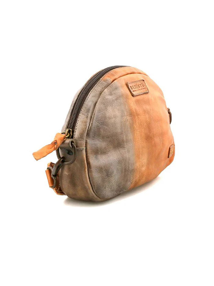 Bed Stu A450312-DSSTTD-X Womens Lavish Crossbody Handbag Desert Stone front view. If you need any assistance with this item or the purchase of this item please call us at five six one seven four eight eight eight zero one Monday through Saturday 10:00a.m EST to 8:00 p.m EST
