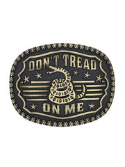 Montana Silversmiths A902 Gadsden Snake Heritage Attitude Buckle Black and Bronze front view. If you need any assistance with this item or the purchase of this item please call us at five six one seven four eight eight eight zero one Monday through Saturday 10:00a.m EST to 8:00 p.m EST
