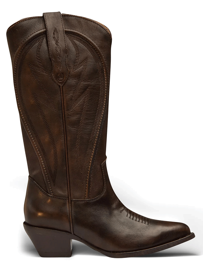 Buck & Brana AVERY Ladies Tall Western Boots Honey side and front view. If you need any assistance with this item or the purchase of this item please call us at five six one seven four eight eight eight zero one Monday through Saturday 10:00a.m EST to 8:00 p.m EST
