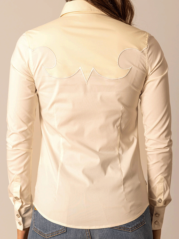 Kimes Ranch ALICE Womens Western Shirt Natural front view. If you need any assistance with this item or the purchase of this item please call us at five six one seven four eight eight eight zero one Monday through Saturday 10:00a.m EST to 8:00 p.m EST