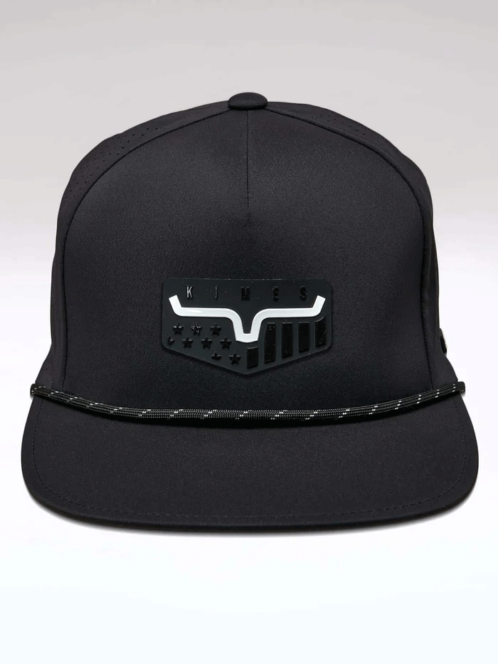 Kimes Ranch ANTHEM Hat Black side / front view. If you need any assistance with this item or the purchase of this item please call us at five six one seven four eight eight eight zero one Monday through Saturday 10:00a.m EST to 8:00 p.m EST