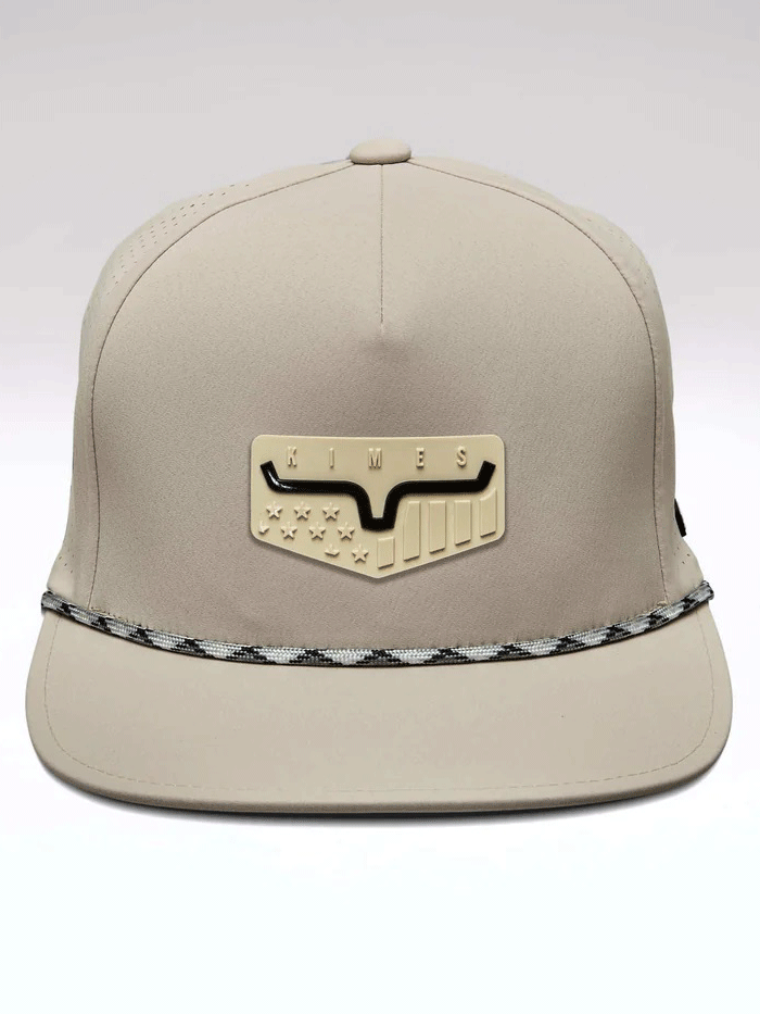 Kimes Ranch ANTHEM Hat Khaki side / front view. If you need any assistance with this item or the purchase of this item please call us at five six one seven four eight eight eight zero one Monday through Saturday 10:00a.m EST to 8:00 p.m EST
