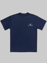 Beach & Barn WORN WELL Short Sleeve T-Shirt Dark Navy front view. If you need any assistance with this item or the purchase of this item please call us at five six one seven four eight eight eight zero one Monday through Saturday 10:00a.m EST to 8:00 p.m EST