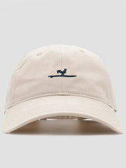 Beach & Barn SURFING ROOSTER CLASSIC ICON Snapback Hat Stone front view. If you need any assistance with this item or the purchase of this item please call us at five six one seven four eight eight eight zero one Monday through Saturday 10:00a.m EST to 8:00 p.m EST