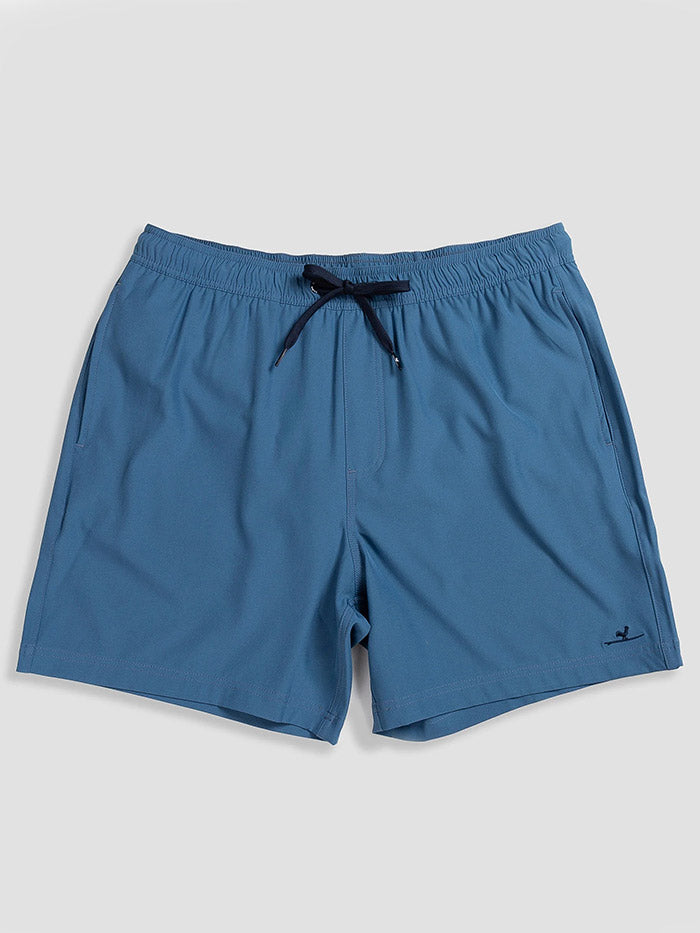 Beach & Barn HIGH NOON-LN Mens Swim Trunk Light Navy front view. If you need any assistance with this item or the purchase of this item please call us at five six one seven four eight eight eight zero one Monday through Saturday 10:00a.m EST to 8:00 p.m EST