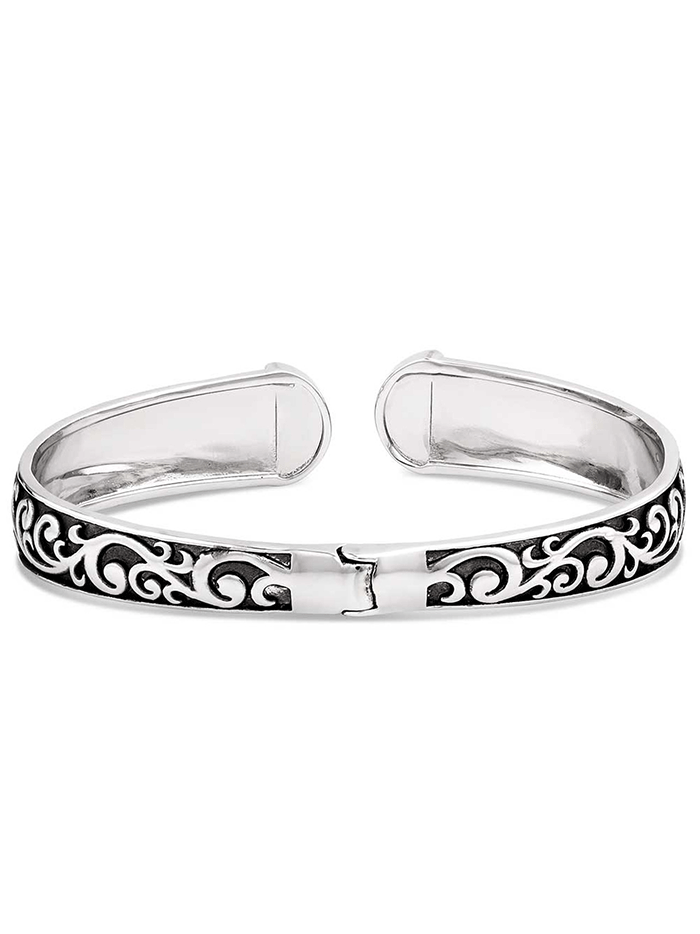 Montana Silversmiths BC6025 Womens Heavenly Waters Bracelet Silver front view. If you need any assistance with this item or the purchase of this item please call us at five six one seven four eight eight eight zero one Monday through Saturday 10:00a.m EST to 8:00 p.m EST