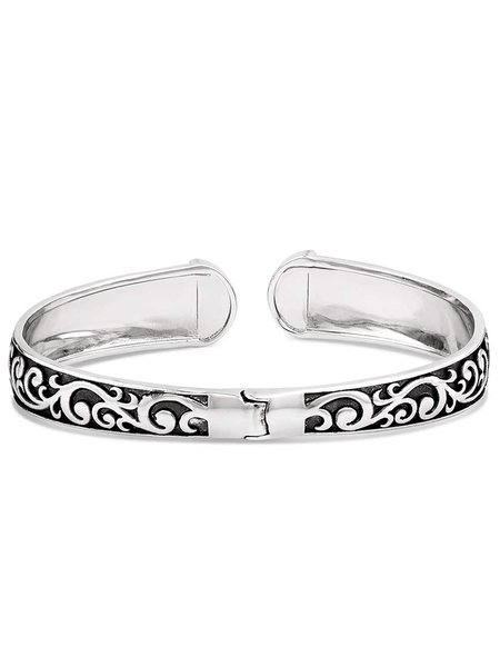 Montana Silversmiths BC6025 Womens Heavenly Waters Bracelet Silver back view. If you need any assistance with this item or the purchase of this item please call us at five six one seven four eight eight eight zero one Monday through Saturday 10:00a.m EST to 8:00 p.m EST