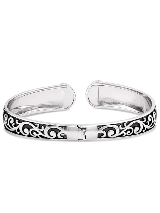 Montana Silversmiths BC6025 Womens Heavenly Waters Bracelet Silver back view. If you need any assistance with this item or the purchase of this item please call us at five six one seven four eight eight eight zero one Monday through Saturday 10:00a.m EST to 8:00 p.m EST