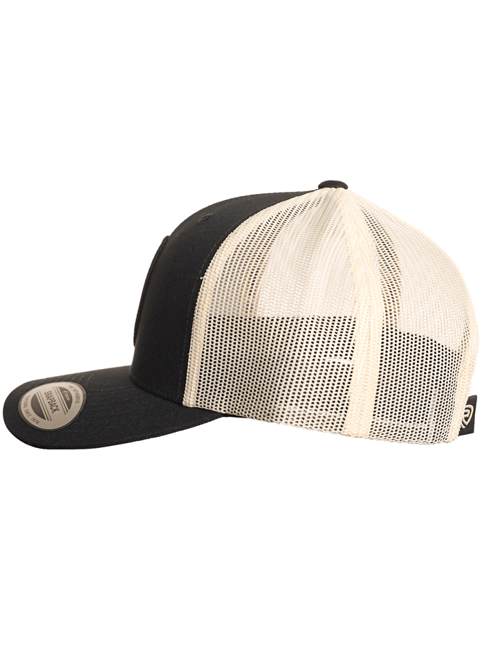 Rock & Roll Denim BU40X05069 Rock & Roll Mesh Back Cap Black front view. If you need any assistance with this item or the purchase of this item please call us at five six one seven four eight eight eight zero one Monday through Saturday 10:00a.m EST to 8:00 p.m EST