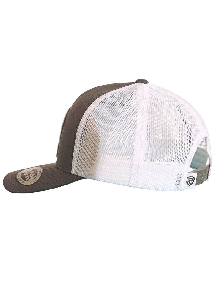 Rock & Roll Denim BU40X06247 Rodeo Time Mesh Back Cap Grey front view. If you need any assistance with this item or the purchase of this item please call us at five six one seven four eight eight eight zero one Monday through Saturday 10:00a.m EST to 8:00 p.m EST