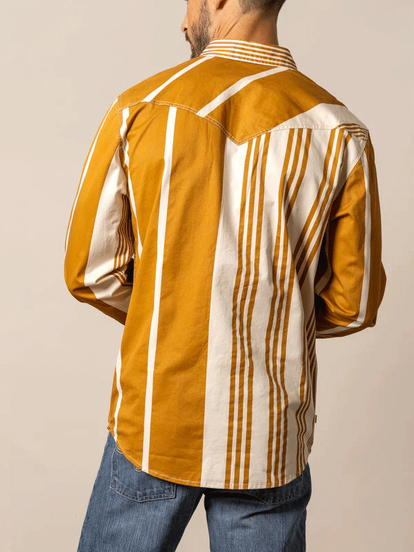 Kimes Ranch BANDIT Mens Long Sleeve Western Shirt WW Brown front view. If you need any assistance with this item or the purchase of this item please call us at five six one seven four eight eight eight zero one Monday through Saturday 10:00a.m EST to 8:00 p.m EST