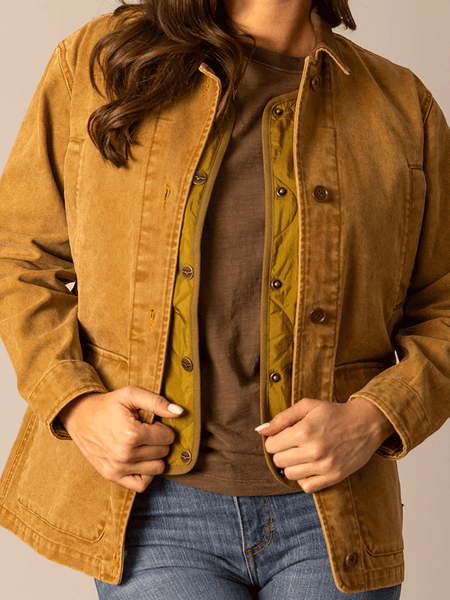 Kimes Ranch BLAKE Womens Field Coat WW Brown front view. If you need any assistance with this item or the purchase of this item please call us at five six one seven four eight eight eight zero one Monday through Saturday 10:00a.m EST to 8:00 p.m EST