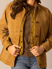 Kimes Ranch BLAKE Womens Field Coat WW Brown front view. If you need any assistance with this item or the purchase of this item please call us at five six one seven four eight eight eight zero one Monday through Saturday 10:00a.m EST to 8:00 p.m EST