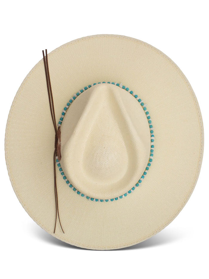 Charlie 1 Horse CSMDNT-343681 MIDNIGHT TOKER Straw Hat side / front view. If you need any assistance with this item or the purchase of this item please call us at five six one seven four eight eight eight zero one Monday through Saturday 10:00a.m EST to 8:00 p.m EST