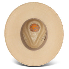 Charlie 1 Horse CSMXSH-343696S0 MEXICO SHORE Straw Hat Natural Tan inside view. If you need any assistance with this item or the purchase of this item please call us at five six one seven four eight eight eight zero one Monday through Saturday 10:00a.m EST to 8:00 p.m EST