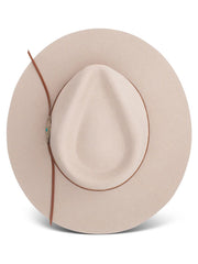 Charlie 1 Horse CWLOBU-403061 Womens LONE BUTTE Wool Hat Silver Belly view from above. If you need any assistance with this item or the purchase of this item please call us at five six one seven four eight eight eight zero one Monday through Saturday 10:00a.m EST to 8:00 p.m EST