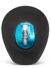Charlie 1 Horse CWTRBD-344007 Womens Troubadour Western Hat Black inside view. If you need any assistance with this item or the purchase of this item please call us at five six one seven four eight eight eight zero one Monday through Saturday 10:00a.m EST to 8:00 p.m EST