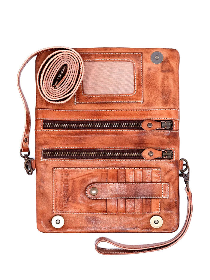 Bed Stu A621040-TNRS-X Womens Cadence 3 In 1 Handbag Tan Rustic front view. If you need any assistance with this item or the purchase of this item please call us at five six one seven four eight eight eight zero one Monday through Saturday 10:00a.m EST to 8:00 p.m EST