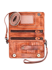 Bed Stu A621040-TNRS-X Womens Cadence 3 In 1 Handbag Tan Rustic inside view. If you need any assistance with this item or the purchase of this item please call us at five six one seven four eight eight eight zero one Monday through Saturday 10:00a.m EST to 8:00 p.m EST