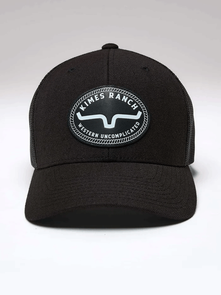 Kimes Ranch CARSON Hat Black front view. If you need any assistance with this item or the purchase of this item please call us at five six one seven four eight eight eight zero one Monday through Saturday 10:00a.m EST to 8:00 p.m EST