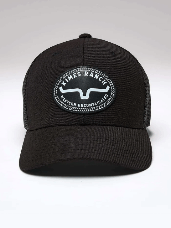Kimes Ranch CARSON Hat Black front view. If you need any assistance with this item or the purchase of this item please call us at five six one seven four eight eight eight zero one Monday through Saturday 10:00a.m EST to 8:00 p.m EST
