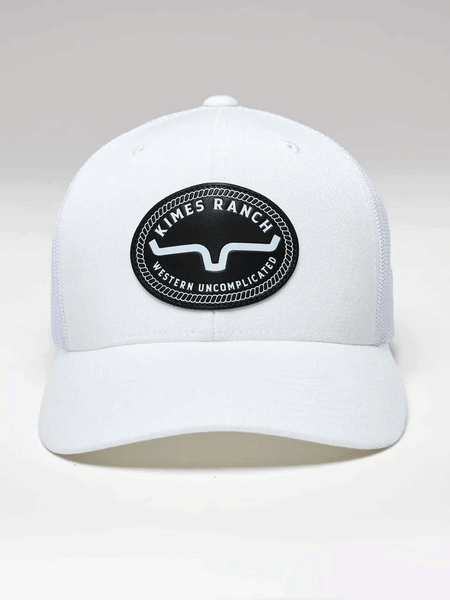 Kimes Ranch CARSON Hat White front view. If you need any assistance with this item or the purchase of this item please call us at five six one seven four eight eight eight zero one Monday through Saturday 10:00a.m EST to 8:00 p.m EST