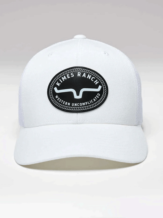 Kimes Ranch CARSON Hat White front view. If you need any assistance with this item or the purchase of this item please call us at five six one seven four eight eight eight zero one Monday through Saturday 10:00a.m EST to 8:00 p.m EST