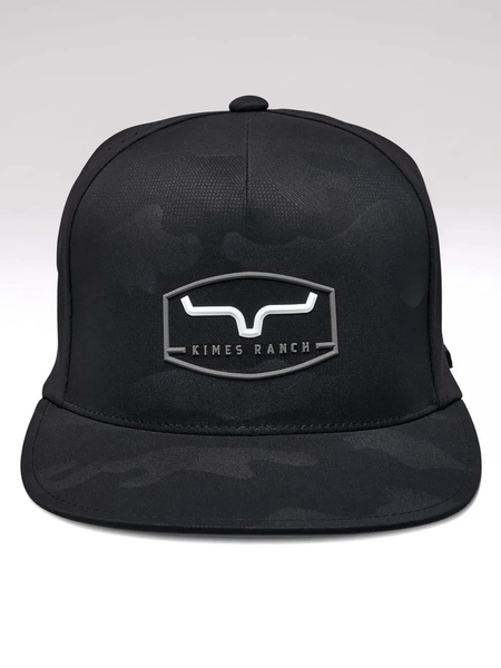 Kimes Ranch CRESTON Hat Black front view.  If you need any assistance with this item or the purchase of this item please call us at five six one seven four eight eight eight zero one Monday through Saturday 10:00a.m EST to 8:00 p.m EST