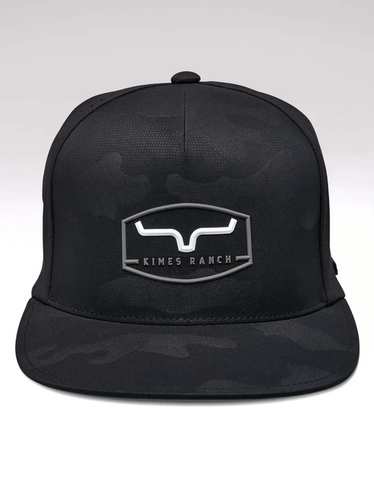 Kimes Ranch CRESTON Hat Black front view.  If you need any assistance with this item or the purchase of this item please call us at five six one seven four eight eight eight zero one Monday through Saturday 10:00a.m EST to 8:00 p.m EST
