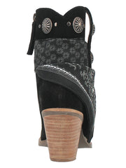 Dingo DI184-BK Womens Bandida Leather Boot Black back view. If you need any assistance with this item or the purchase of this item please call us at five six one seven four eight eight eight zero one Monday through Saturday 10:00a.m EST to 8:00 p.m EST