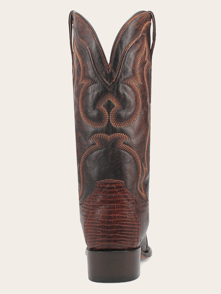 Dan Post DP3078 Mens HEARST Lizard Boot Cognac back view. If you need any assistance with this item or the purchase of this item please call us at five six one seven four eight eight eight zero one Monday through Saturday 10:00a.m EST to 8:00 p.m EST