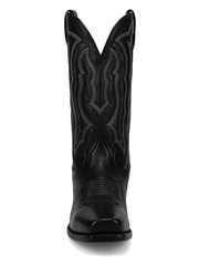 Dan Post DP3356 Mens WADE Square Toe Western Boot Black front view. If you need any assistance with this item or the purchase of this item please call us at five six one seven four eight eight eight zero one Monday through Saturday 10:00a.m EST to 8:00 p.m EST