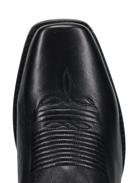 Dan Post DP3356 Mens WADE Square Toe Western Boot Black toe view from above. If you need any assistance with this item or the purchase of this item please call us at five six one seven four eight eight eight zero one Monday through Saturday 10:00a.m EST to 8:00 p.m EST
