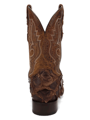 Dan Post DP5011 Mens RAYMOND Pirarucu Square Toe Boot Brown back view. If you need any assistance with this item or the purchase of this item please call us at five six one seven four eight eight eight zero one Monday through Saturday 10:00a.m EST to 8:00 p.m EST