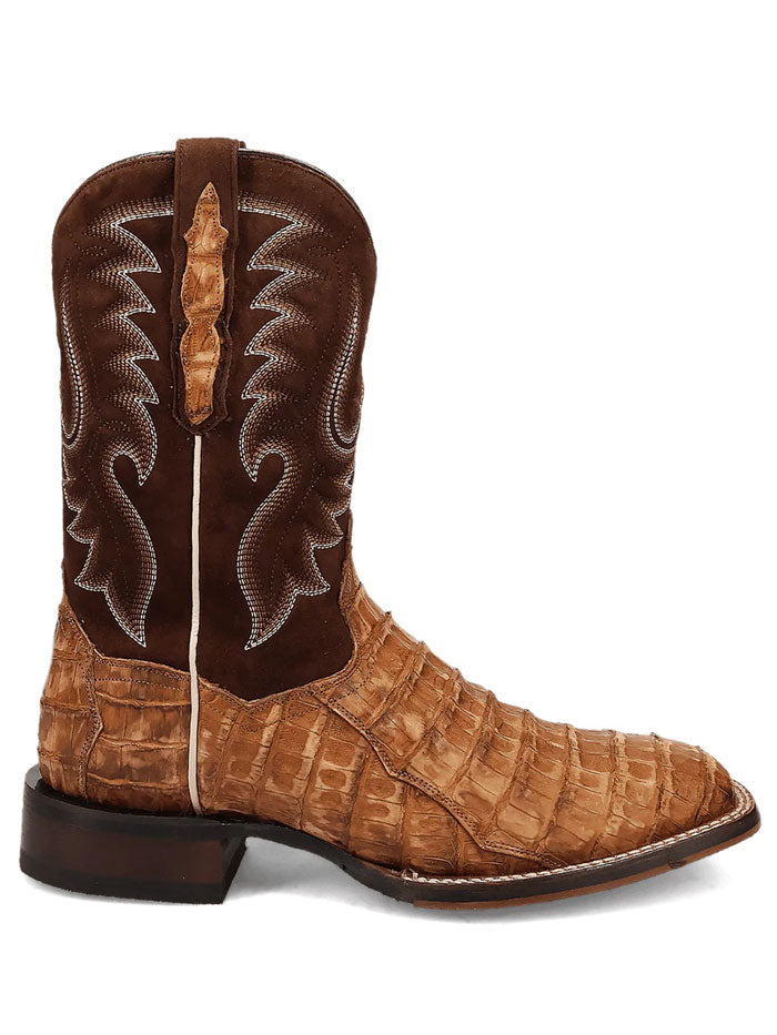 Dan Post DP5015 Mens LEON Caiman Square Toe Boot Brass side / front view. If you need any assistance with this item or the purchase of this item please call us at five six one seven four eight eight eight zero one Monday through Saturday 10:00a.m EST to 8:00 p.m EST