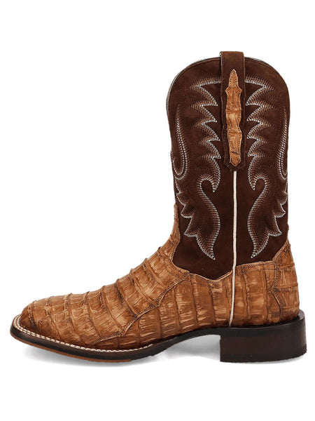 Dan Post DP5015 Mens LEON Caiman Square Toe Boot Brass inner side view. If you need any assistance with this item or the purchase of this item please call us at five six one seven four eight eight eight zero one Monday through Saturday 10:00a.m EST to 8:00 p.m EST