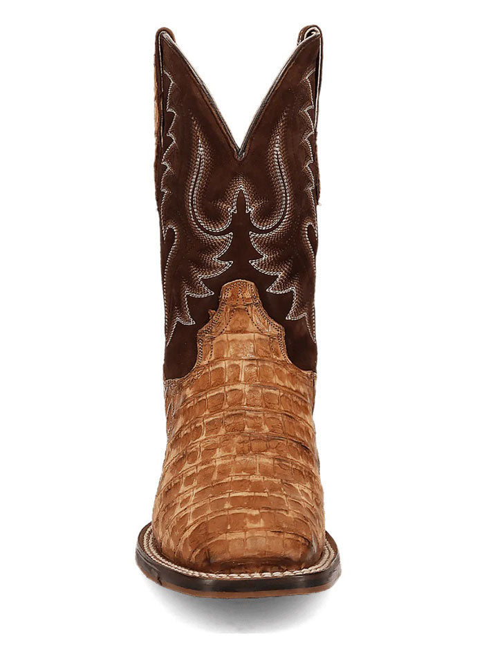 Dan Post DP5015 Mens LEON Caiman Square Toe Boot Brass side / front view. If you need any assistance with this item or the purchase of this item please call us at five six one seven four eight eight eight zero one Monday through Saturday 10:00a.m EST to 8:00 p.m EST