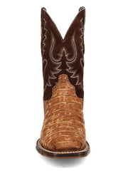 Dan Post DP5015 Mens LEON Caiman Square Toe Boot Brass front view. If you need any assistance with this item or the purchase of this item please call us at five six one seven four eight eight eight zero one Monday through Saturday 10:00a.m EST to 8:00 p.m EST