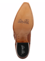 Dan Post DP5114 Womens ROCHELLE Leather Boot Honey Copper sole view. If you need any assistance with this item or the purchase of this item please call us at five six one seven four eight eight eight zero one Monday through Saturday 10:00a.m EST to 8:00 p.m EST