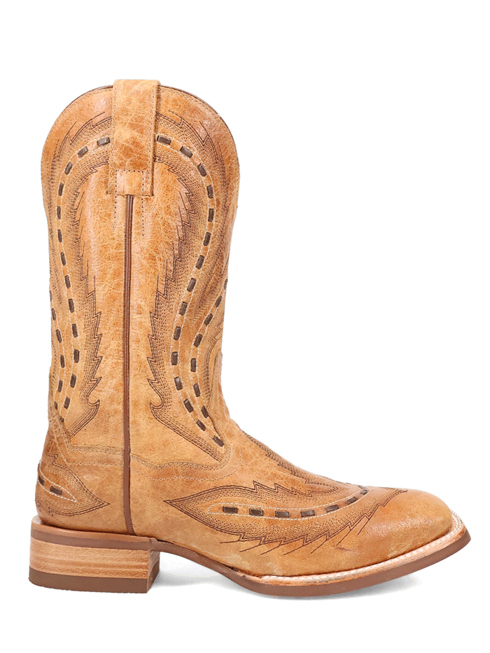 Dan Post DP5163 Womens GALE Leather Boot Tan front and side view. If you need any assistance with this item or the purchase of this item please call us at five six one seven four eight eight eight zero one Monday through Saturday 10:00a.m EST to 8:00 p.m EST