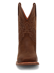 Dan Post DP5172 Mens BRIGSTON Leather Boot Brown front view. If you need any assistance with this item or the purchase of this item please call us at five six one seven four eight eight eight zero one Monday through Saturday 10:00a.m EST to 8:00 p.m EST

