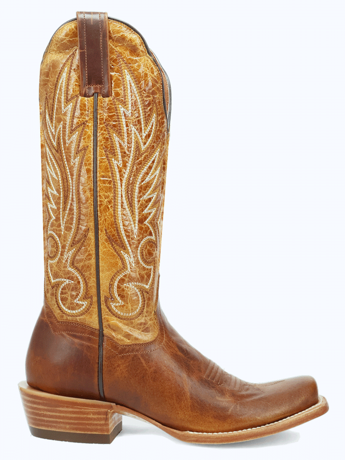 Dan Post DP5225 Womens AMBER TRAIL Leather Boot Honey Copper front and side view. If you need any assistance with this item or the purchase of this item please call us at five six one seven four eight eight eight zero one Monday through Saturday 10:00a.m EST to 8:00 p.m EST
