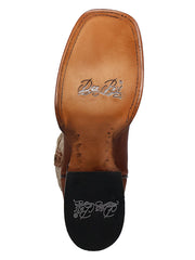 Dan Post DP5252 Womens CLARABELLE Hair On Leather Boot Brown toe view. If you need any assistance with this item or the purchase of this item please call us at five six one seven four eight eight eight zero one Monday through Saturday 10:00a.m EST to 8:00 p.m EST