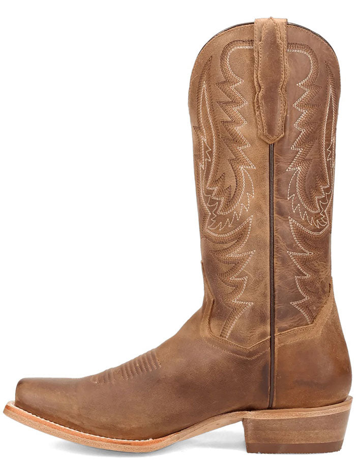 Dan Post DP7015 Womens ROMAN Leather Boot Tan side / front view. If you need any assistance with this item or the purchase of this item please call us at five six one seven four eight eight eight zero one Monday through Saturday 10:00a.m EST to 8:00 p.m EST