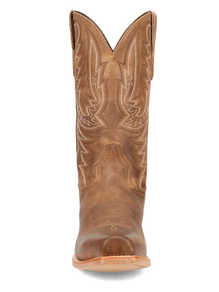 Dan Post DP7015 Womens ROMAN Leather Boot Tan side / front view. If you need any assistance with this item or the purchase of this item please call us at five six one seven four eight eight eight zero one Monday through Saturday 10:00a.m EST to 8:00 p.m EST