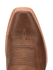 Dan Post DP7015 Womens ROMAN Leather Boot Tan toe view. If you need any assistance with this item or the purchase of this item please call us at five six one seven four eight eight eight zero one Monday through Saturday 10:00a.m EST to 8:00 p.m EST