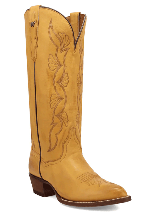 Dan Post DP7030 Womens SUNRISE CANYON Western Boot Mustard side / front view. If you need any assistance with this item or the purchase of this item please call us at five six one seven four eight eight eight zero one Monday through Saturday 10:00a.m EST to 8:00 p.m EST