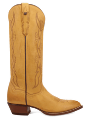 Dan Post DP7030 Womens SUNRISE CANYON Western Boot Mustard side view. If you need any assistance with this item or the purchase of this item please call us at five six one seven four eight eight eight zero one Monday through Saturday 10:00a.m EST to 8:00 p.m EST